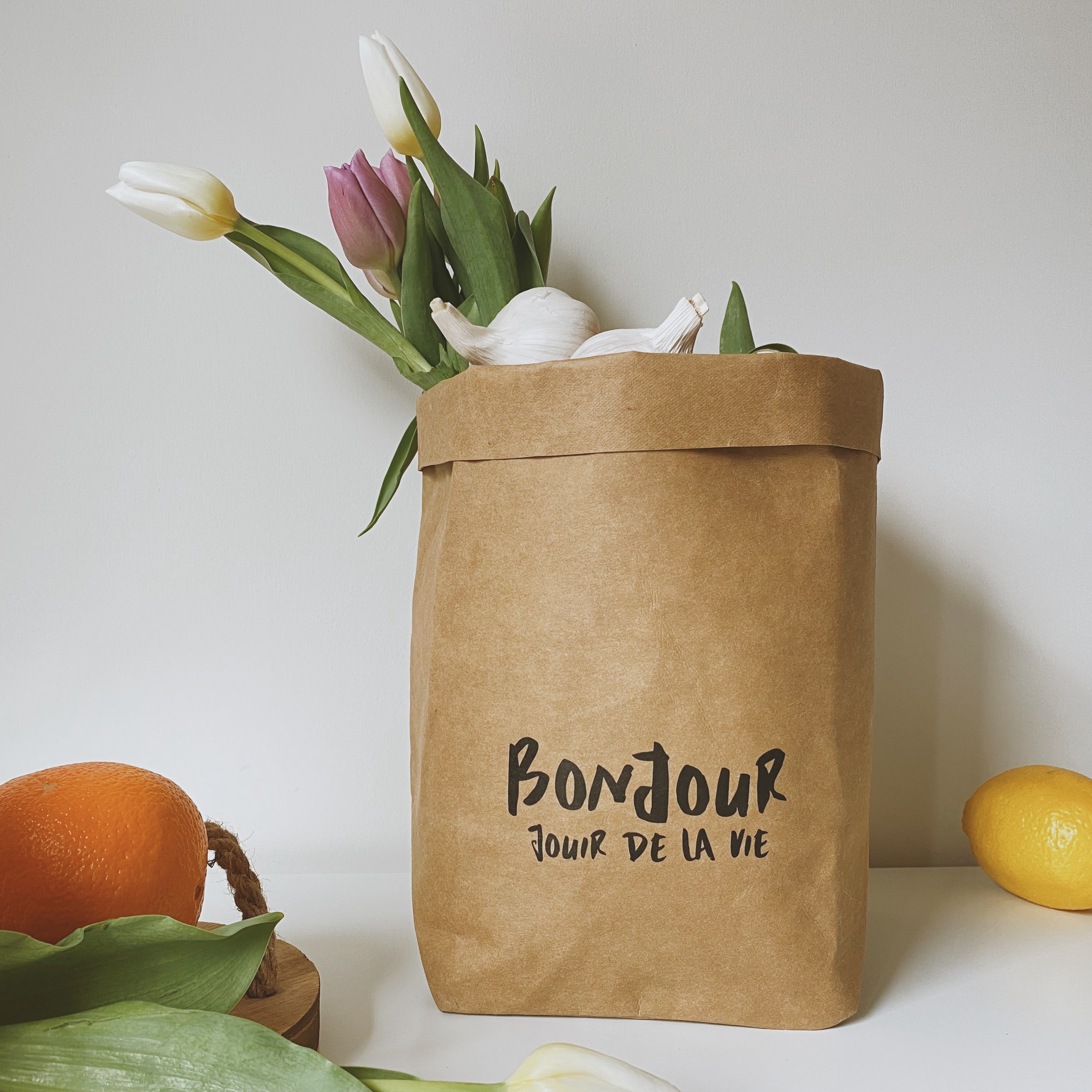 Washable Eco-friendly Kraft Bag