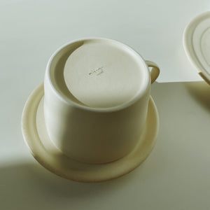 Mino Ware Miyama Bico Coffee Cup & Saucer Set