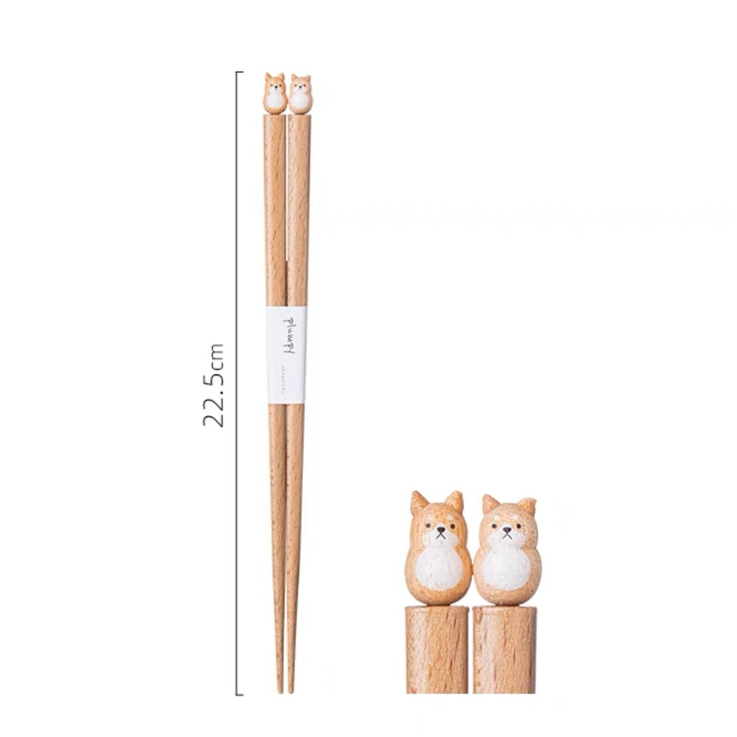 Plumpy Natural Wood Chopsticks