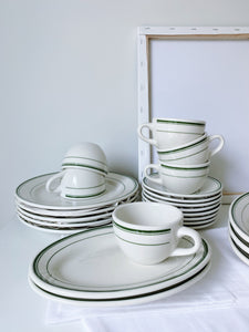 Tuxton Green Bay Round Cup & Saucer Set