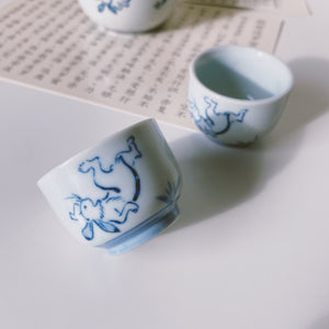 Kōzan-ji Chōjū-giga (Animal Caricatures) Sake Ware