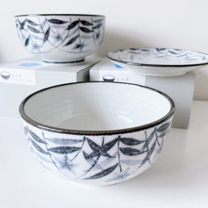 Mino Ware Bellflower Donburi Bowl